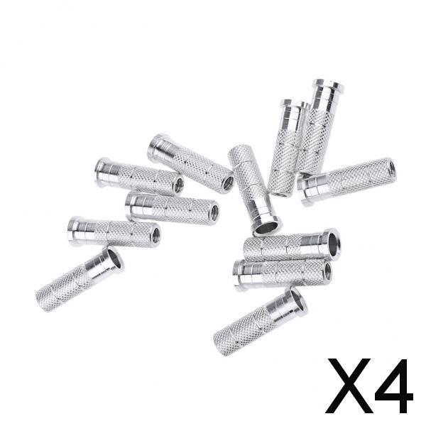 4x12 Pieces Aluminum Arrow Inserts for 6.2mm Arrow Shaft Archery Accessories