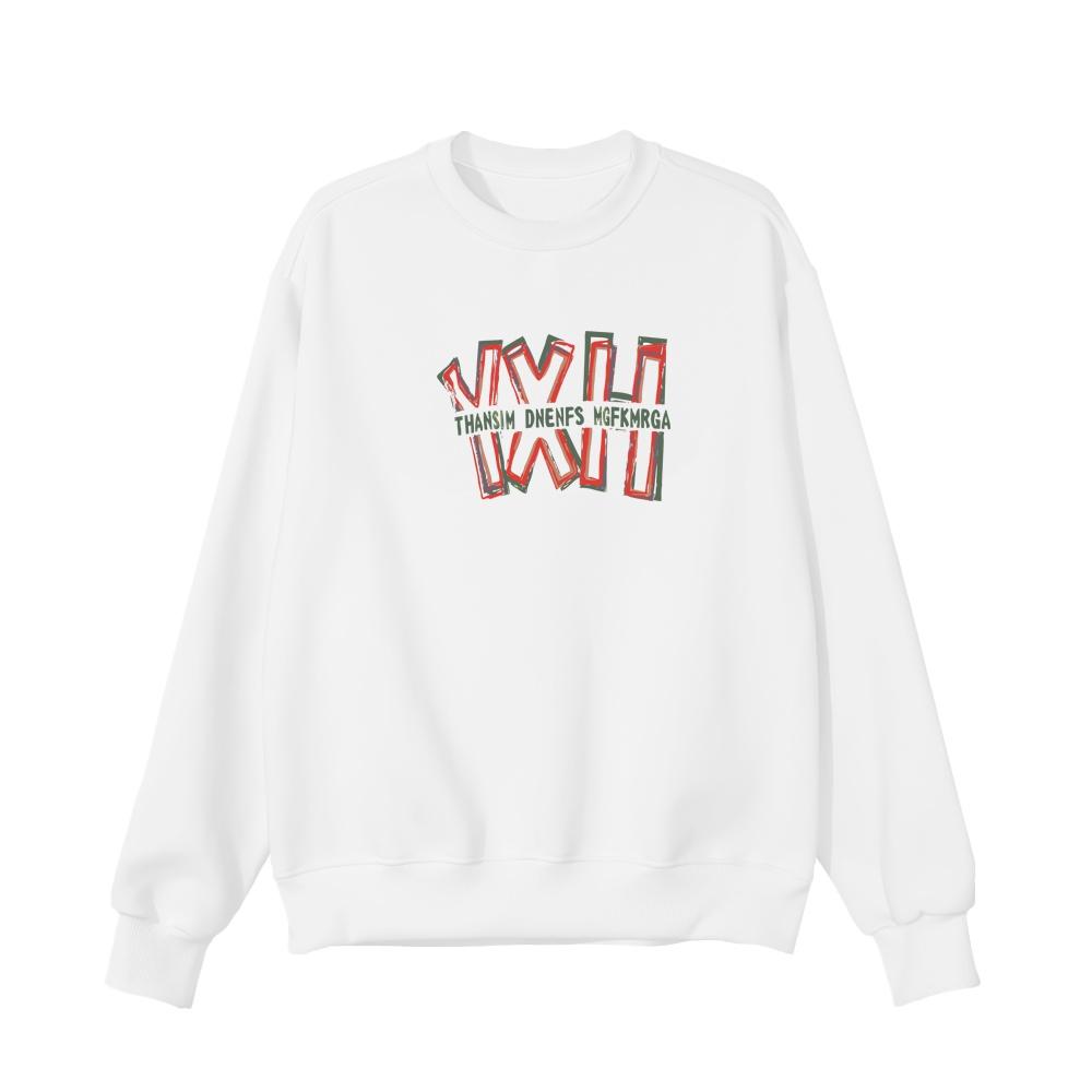 Áo dài tay trơn NỈ BÔNG Unisex MonsterX YHX Sweater Ulzzang cặp đôi nam nữ form rộng oversize Hàn Quốc