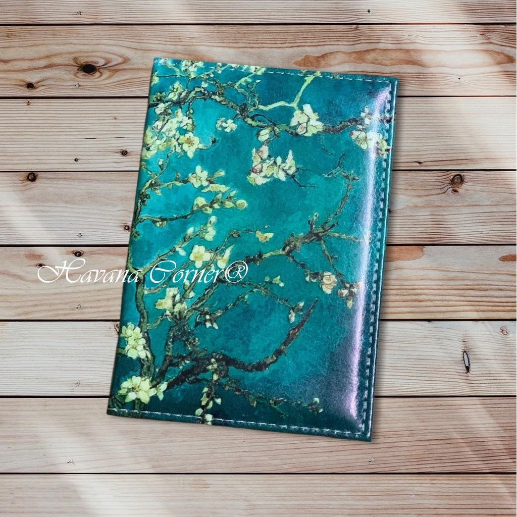 Bao da bọc hộ chiếu, ví passport cover Starry Night Van Gogh