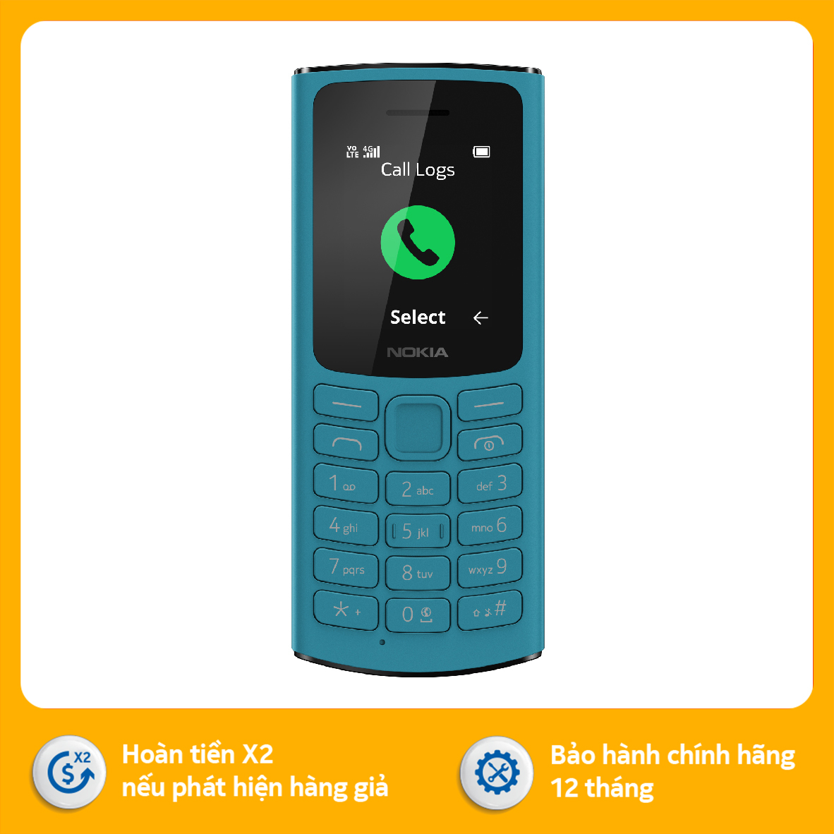 Hình ảnh Điện thoại Nokia 105 4G - Hàng chính hãng