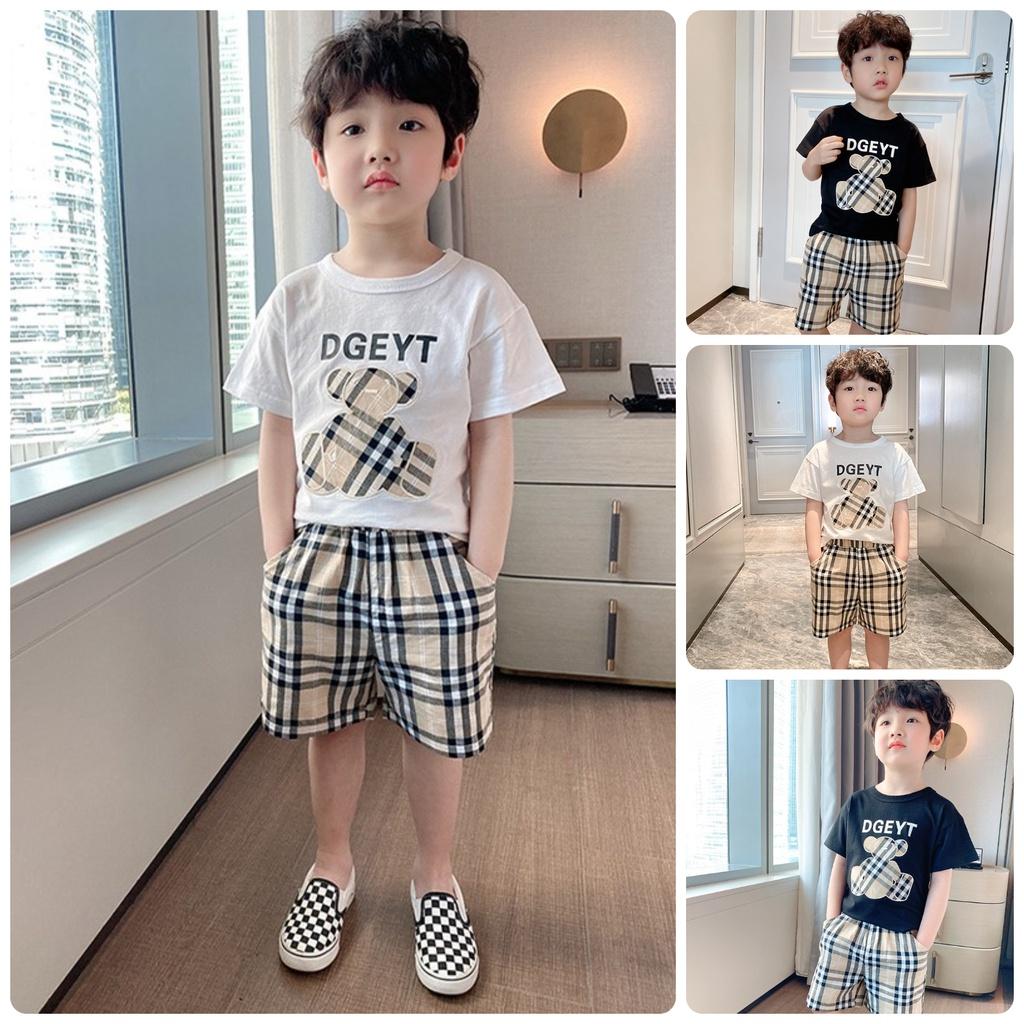 BT20 Size90-150 (9-35kg) Bộ thun bé trai,áo thun+quần kaki đẹp Thời trang trẻ Em hàng quảng châu