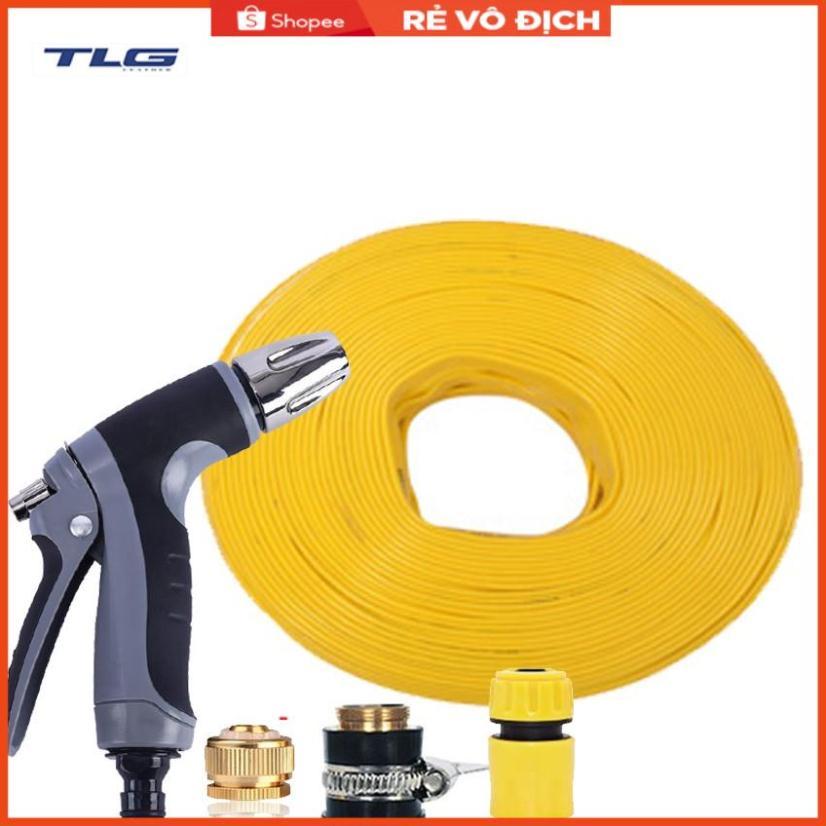 Bộ dây và vòi xịt rửa xe tưới cây tăng áp 20M (cút nhựa nối đồng nhựa) 206817