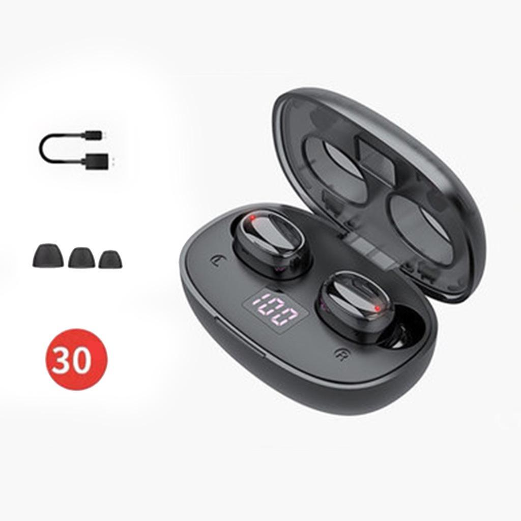 Waterproof Bluetooth 5.0 Headset Wireless Earphones Stereo Earbuds White