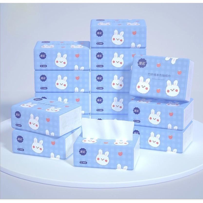 GIẤY THỎ THÙNG 40 GÓI GIẤY ĂN RÚT HÌNH THỎ