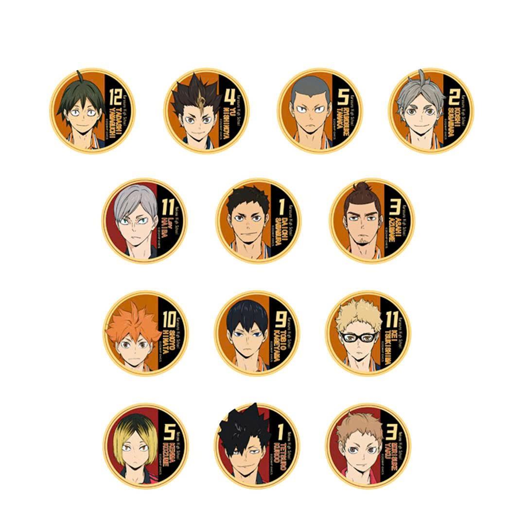 Huy Hiệu Trang Trí Haikyuu - Team Member - Nullset - ToTy NK05 (Mẫu Sản Phẩm Bên Trong Là Ngẫu Nhiên)