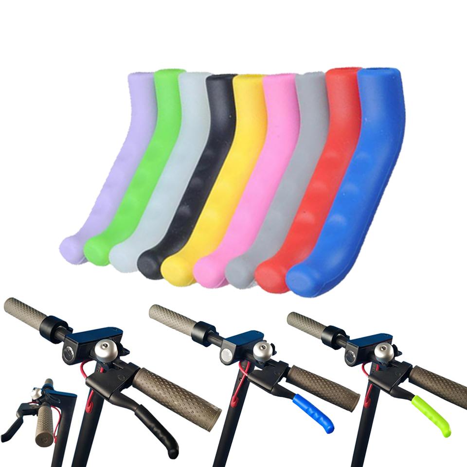 Xe tay ga điện antiskid silicon xe tay ga phanh điện cho Xiaomi Mijia M365 Pro Sức đề kháng Bộ bảo vệ Color: 2pcs purple