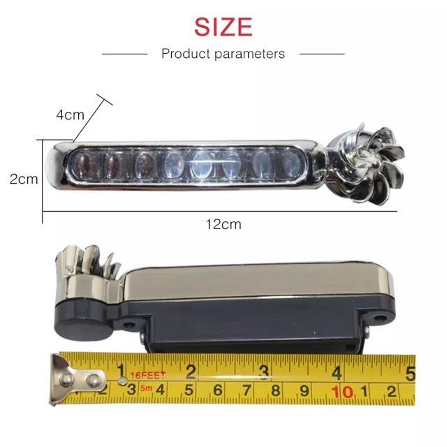 Bộ 2 đèn led năng lượng gió gắn xe hơi ô tô