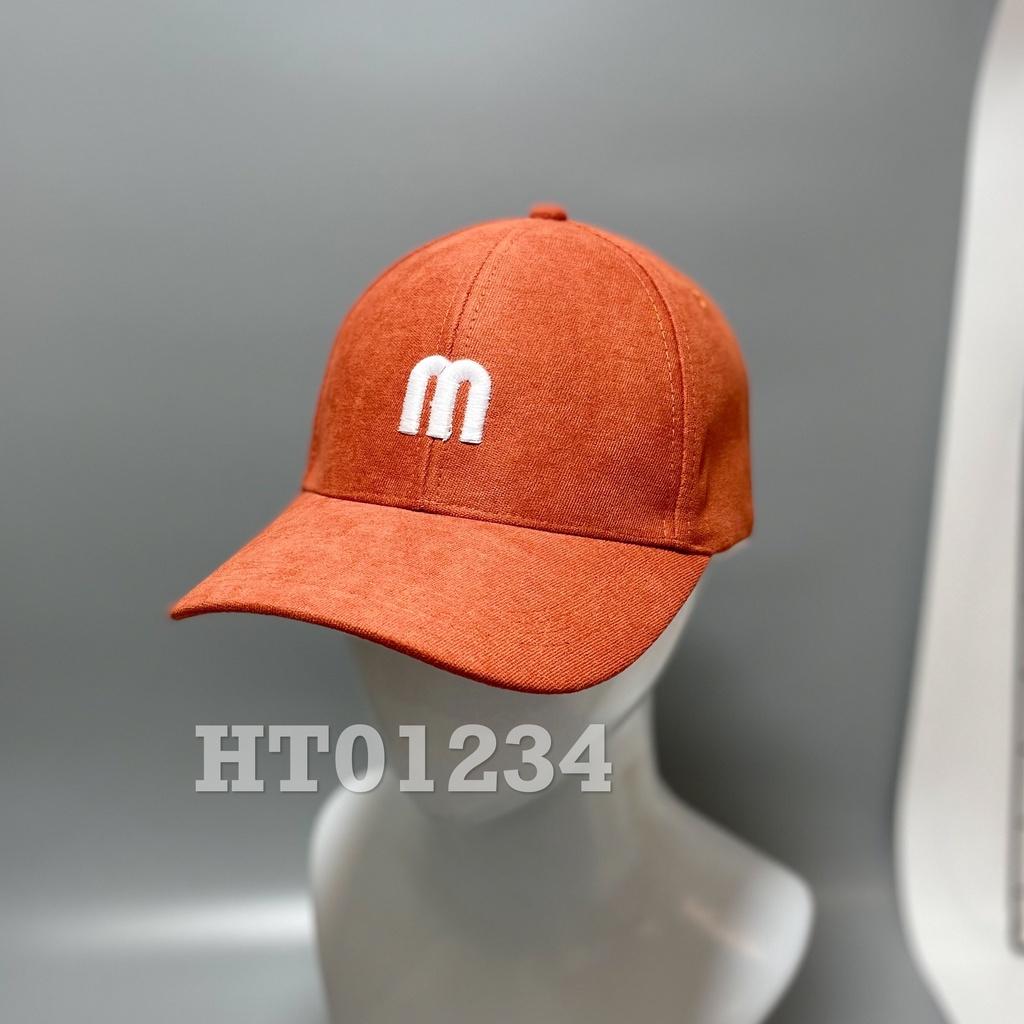Mũ Lưỡi Trai Nam Nữ Cao Cấp Phong Cách Hàn Quốc Khóa Gài Logo Thêu Nổi Thiết Kế Thời Trang Freesize Monoshop