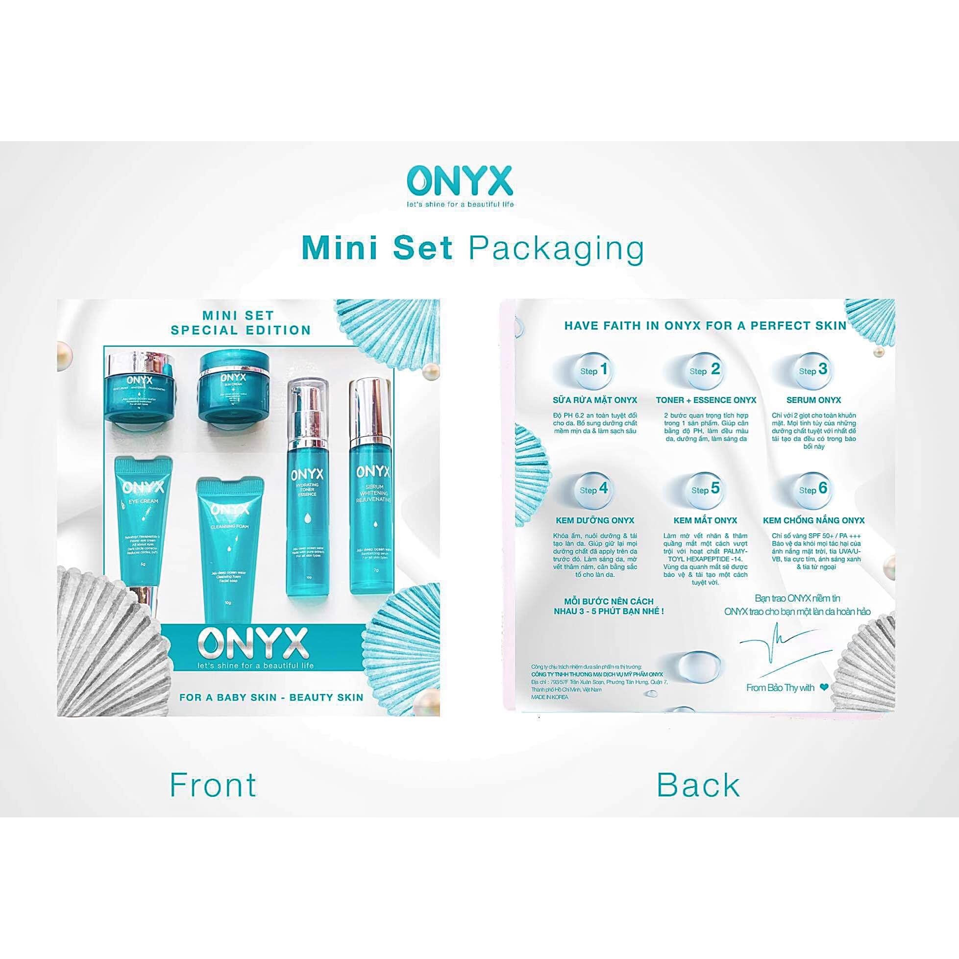 Mini combo 6 sản phẩm của ONYX