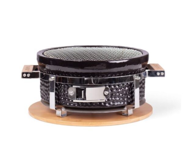 Lò Nướng Sứ Green Hills Round Shichirin Teppanyaki &amp; Hibachi Ceramic Charcoal Grill Hàng chính hãng