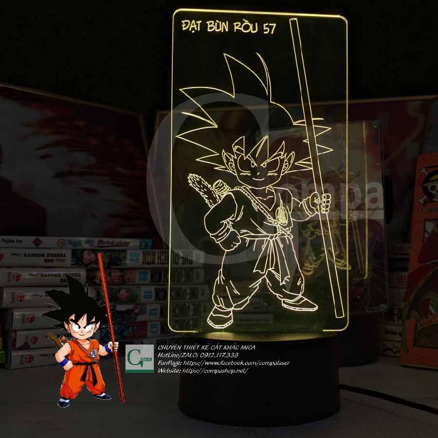 Đèn Ngủ Dragon Ball Kid Goku Type 09 ADRB0109 16 màu tuỳ chỉnh