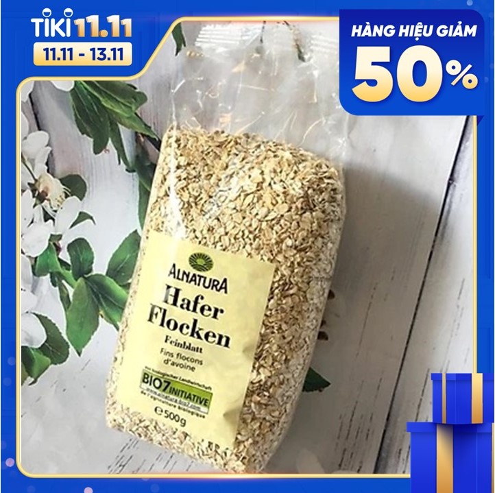 500Gr Yến mạch tươi nguyên chất Hafer Flocken loại cán dẹt - Nhập Khẩu Từ Đức