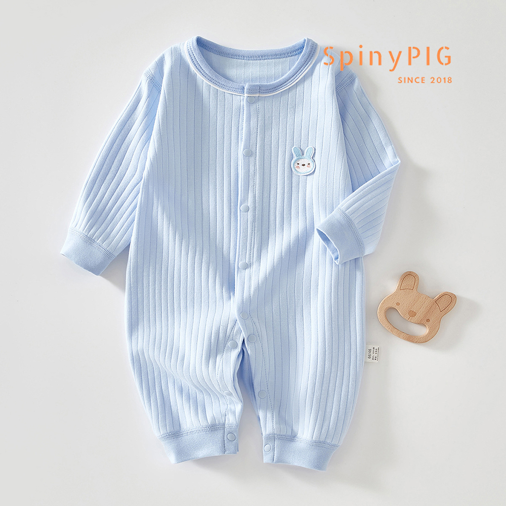 Bộ body cho bé sơ sinh 0-2 tuổi dài tay cotton mềm mại nhiều màu mặt gấu cực xinh cho bé trai bé gái mùa thu đông