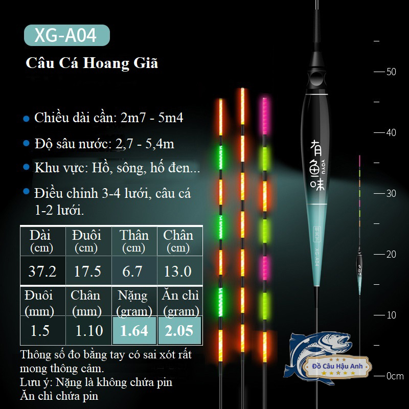 Phao Câu Đài Đổi Màu Tiểu Phượng Hoàng Phao Câu Cá Nano Chuyên Dụng Ngày Đêm Cao Cấp PC9