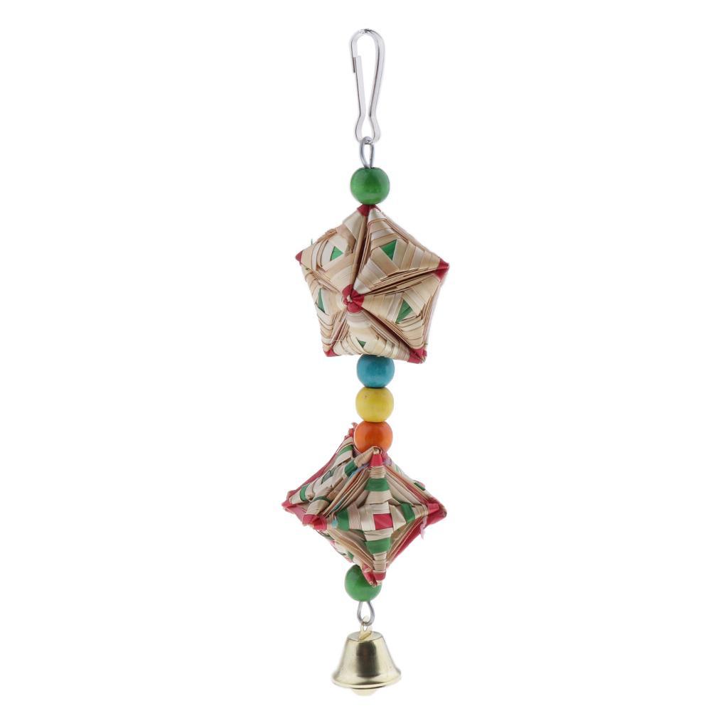 Bird Toys Parrot Swing Cage Supplies For Parakeet Cockatiel Budgie Lovebird
