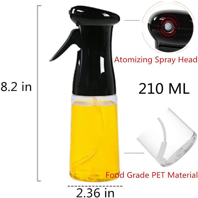 Nhà Bếp Dầu Olive Chai Xịt Dầu Bình Rỗng Lọ Đựng Giấm Nấu Công Cụ Salad BBQ Oiler Bếp Xịt Dầu 2021
