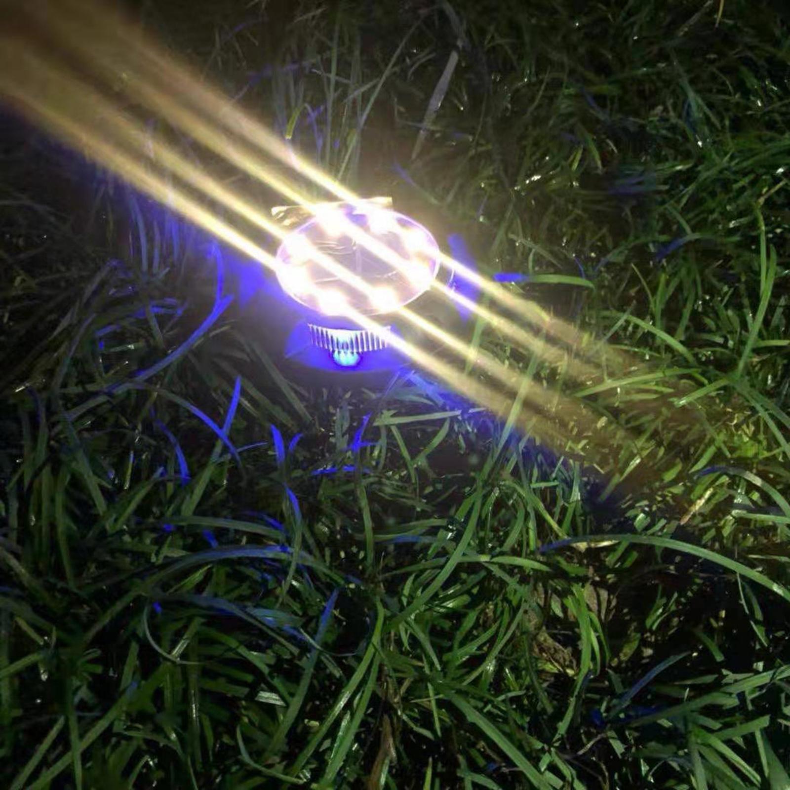 LED Solar Ground Lights Buried Lights Pathway Yard Lawn Lamp