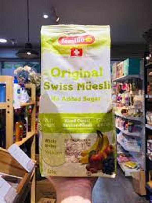 Ngũ Cốc Trộn Trái Cây Sấy Khô Không Đường Original Swiss Muesli Familia