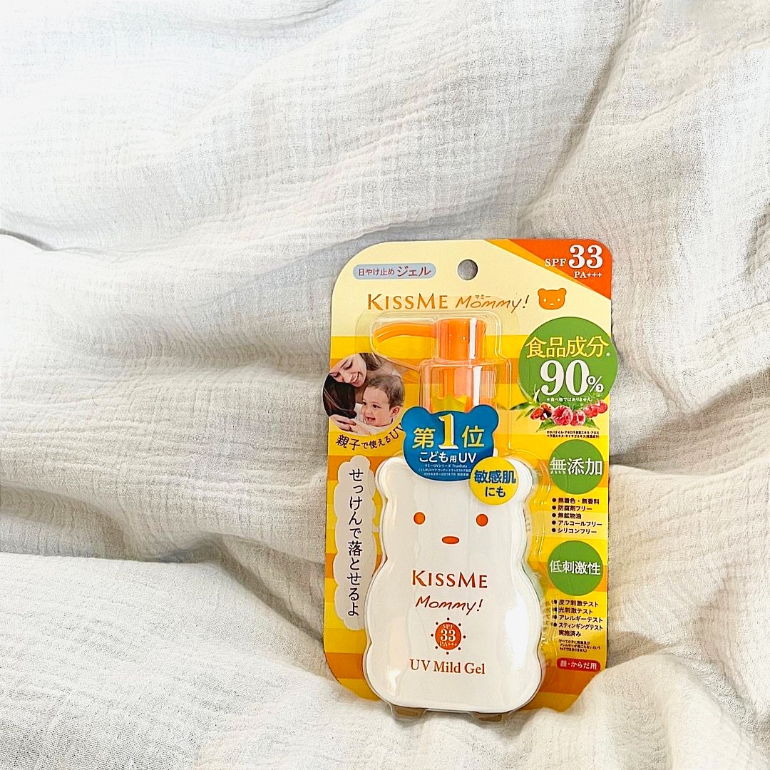 Gel Chống Nắng Và Dưỡng Ẩm Dành Cho Bé Từ 6 Tháng Tuổi Và Làn Da Nhạy Cảm Kissme Mommy UV Mild