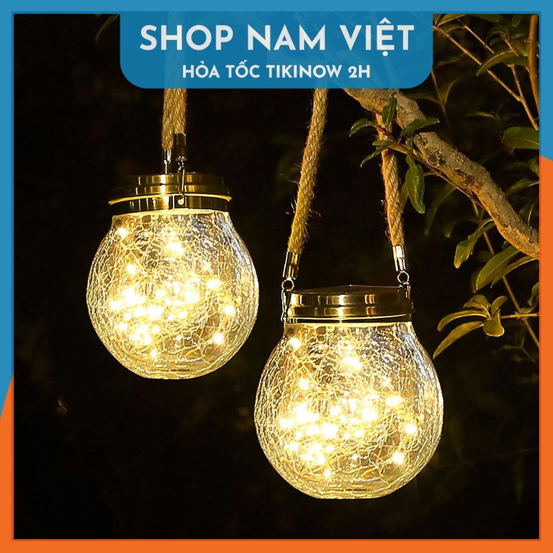 Lồng Đèn Treo Trang Trí Năng Lượng Mặt Trời Chịu Mưa Nắng