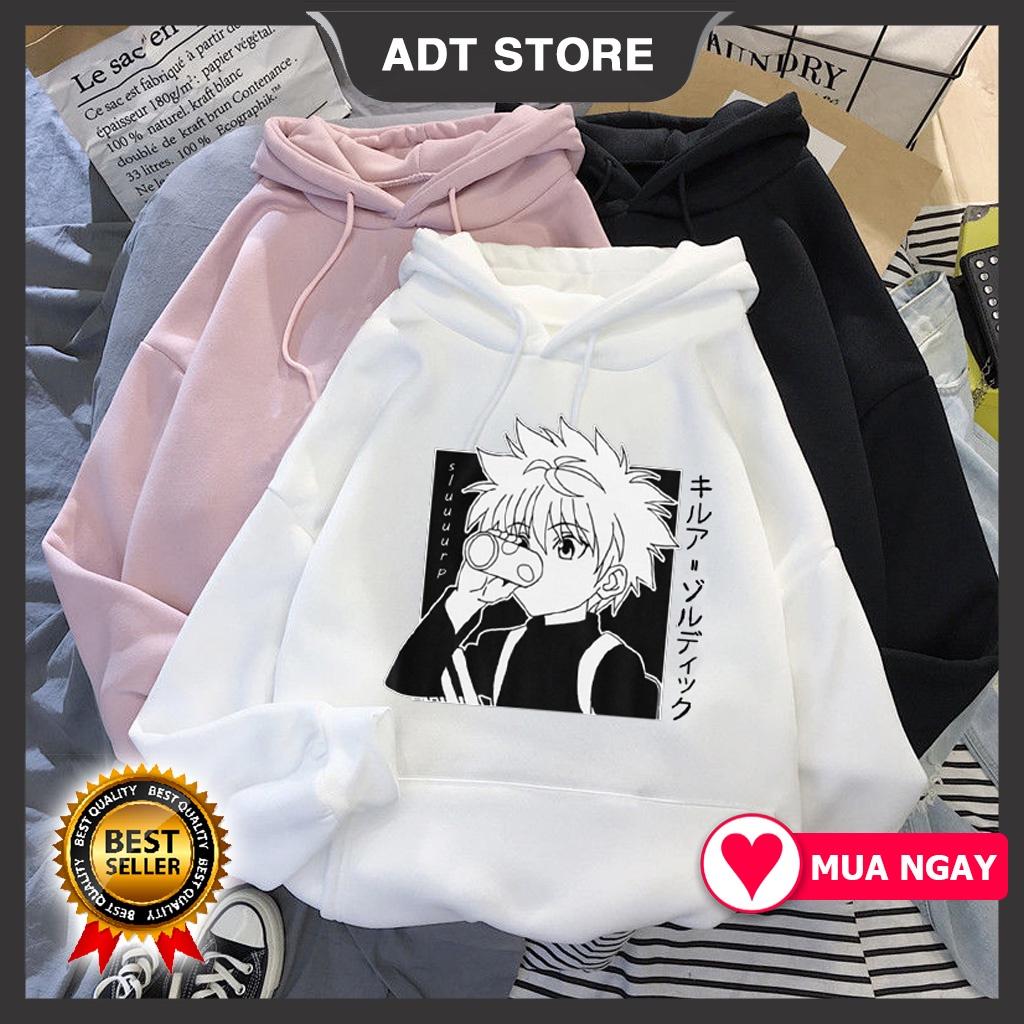 Áo hoodie - Kawaii Hunter X Hunter unisex Áo Killua Zoldyck Anime nhiều mẫu HOT siêu chất