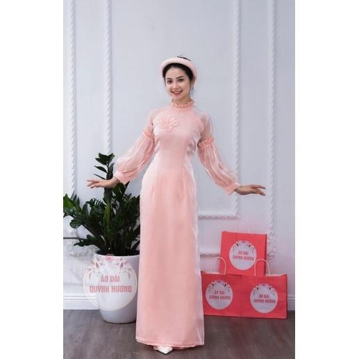 Áo dài 4 tà tay cách điệu trẻ trung sang chảnh kèm quần