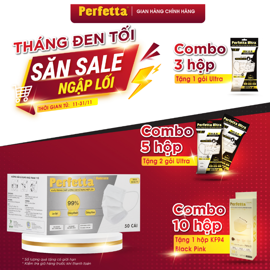 - Khẩu Trang Y Tế Chất Lượng Cao, Kháng Khuẩn, Chống Bụi Mịn, Màu Trắng, 3 Lớp, Bảo Vệ Tối Ưu -