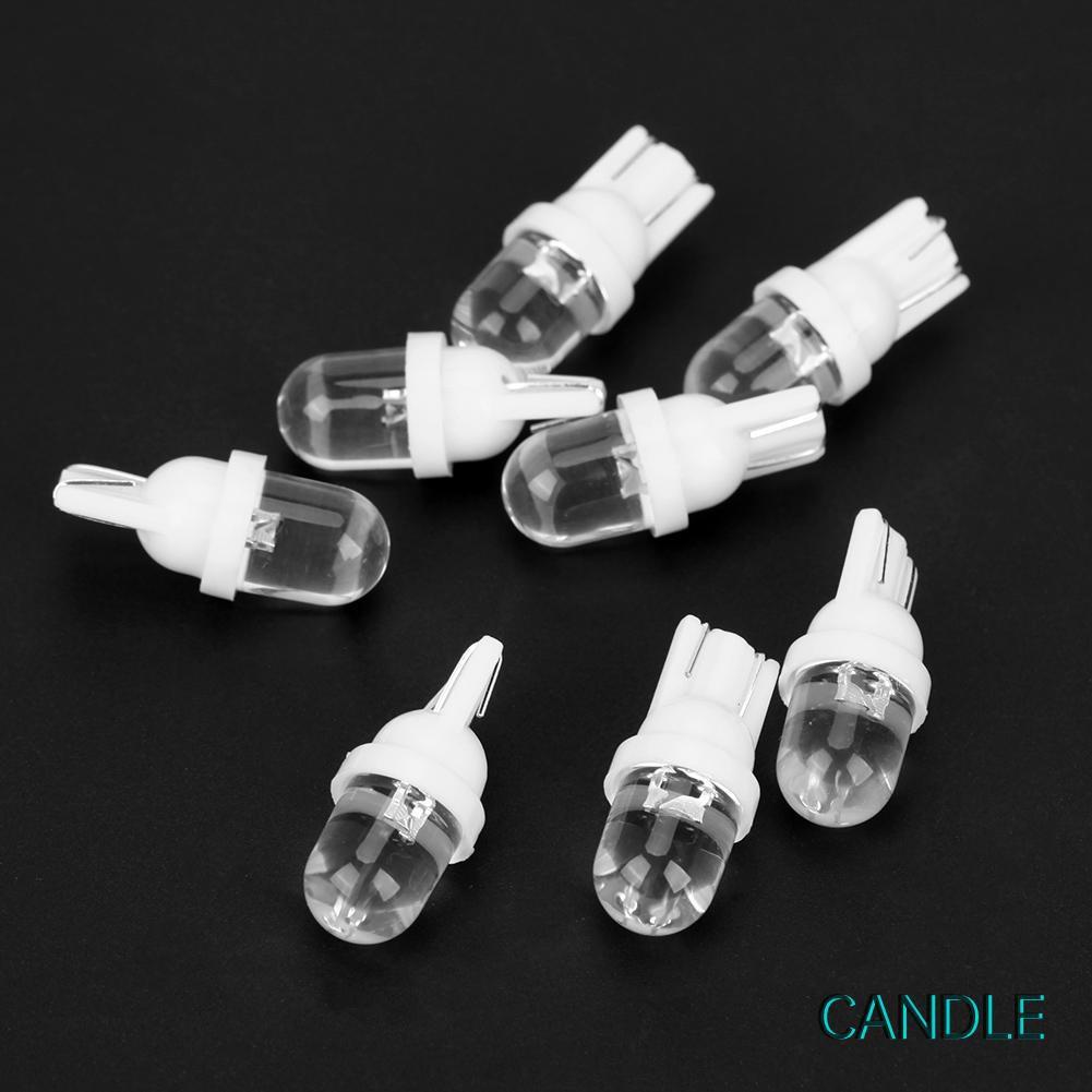 8 Bóng Đèn Led 12v 5w T10 W5W Ánh Sáng Trắng Cho Xe Hơi