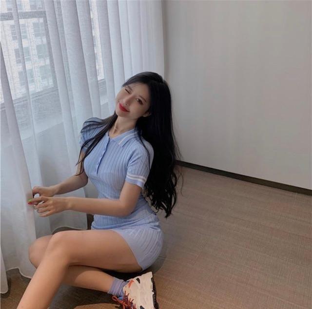ĐẦM POLO XANH FREESIZE