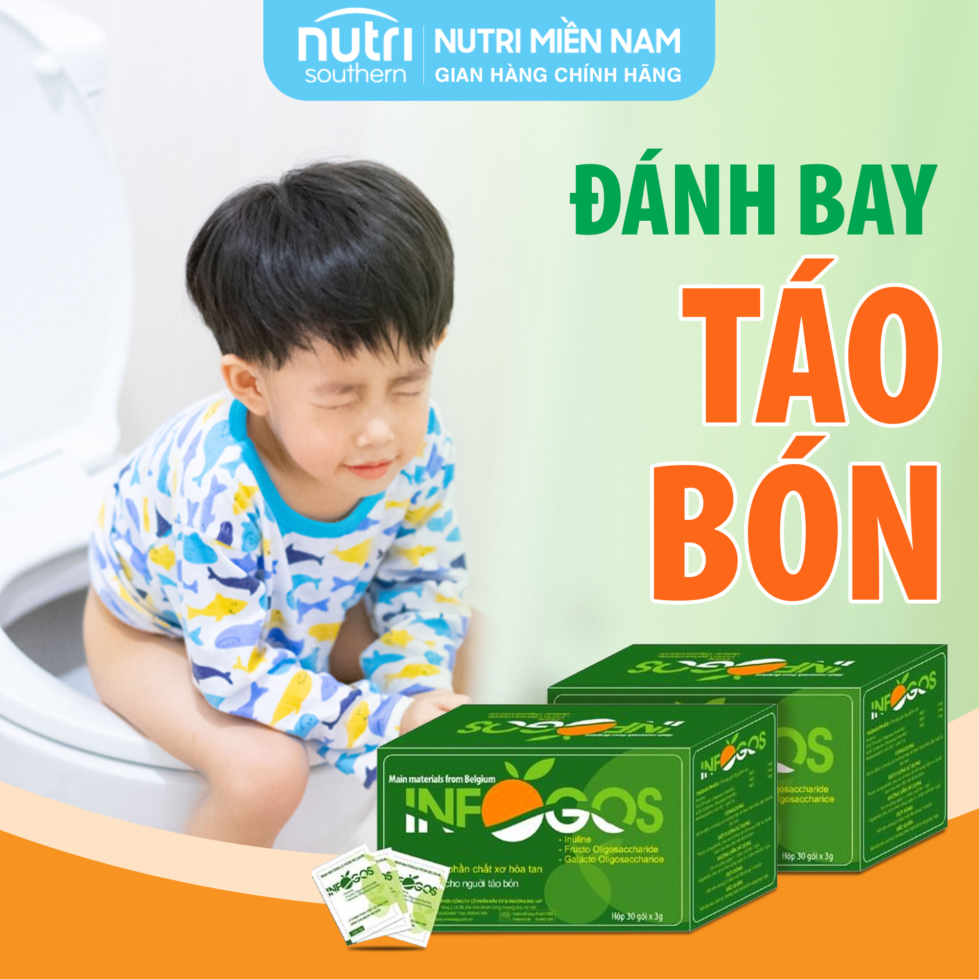 Chất Xơ Hòa Tan INFOGOS Hỗ Trợ Táo Bón Và Rối Loạn Tiêu Hóa, Giúp Đường Ruột Khỏe Mạnh