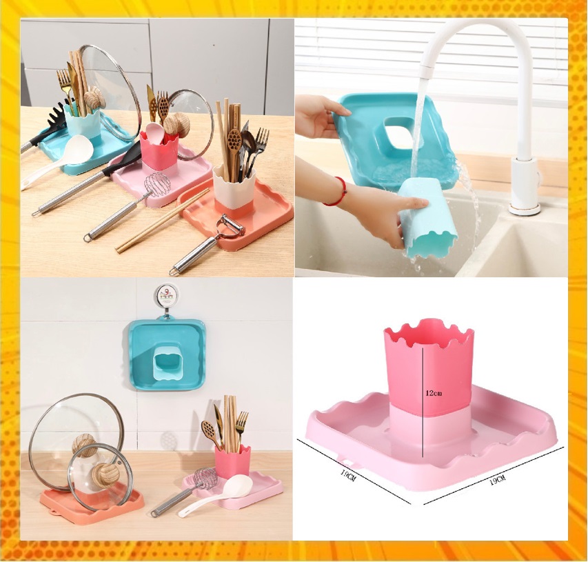 Ống đũa hình trụ kiêm muỗng, nắp nồi đa năng LK84