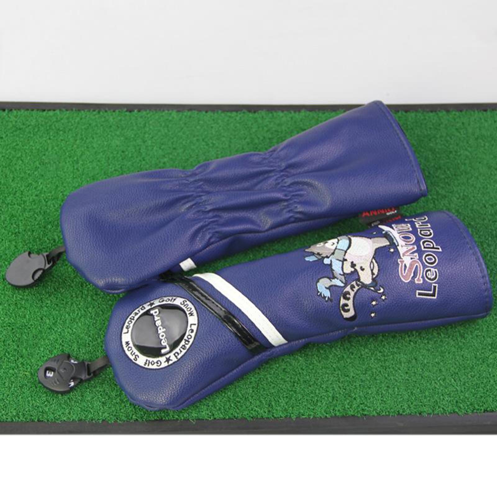 Golf Headcover Driver Cover, Golf Club Wood Head Covers Fit for Driver Wood, Fairway Wood and Hybrid(UT) with Number Tags for Male/Female Golfers