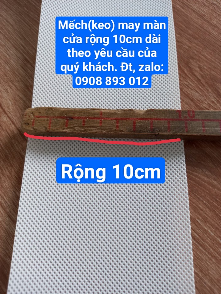 Mếch - Keo May Màn Cửa, May Rèm Cửa Nhiều Cuộn Khác Nhau