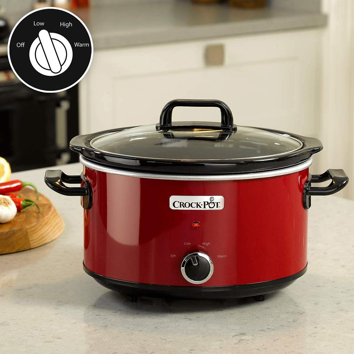 Nồi Nấu Chậm Crock - Pot, Nồi Kho Các, Nồi Nấu Cháo, Nồi Ninh Xương, Dung Tích 3.5L, 2 Mức Nhiệt Tùy Chỉnh, Nhập Đức