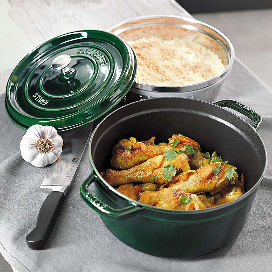 Nồi Tròn Staub 26cm – Màu Xanh Rêu