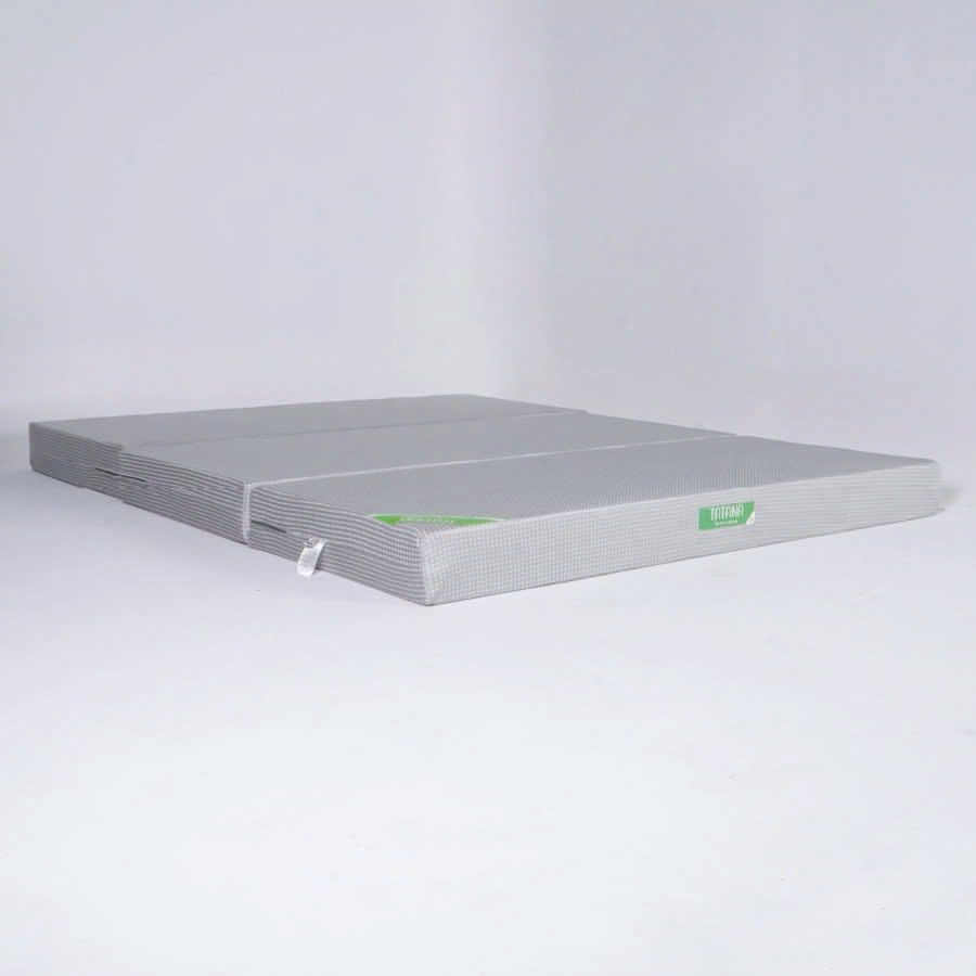 Nệm Bông Ép Tatana Eco Cool Gấp 3 - Áo vải Gấm Lạnh Thoáng Mát, Êm Ái. Bảo hành 10 năm
