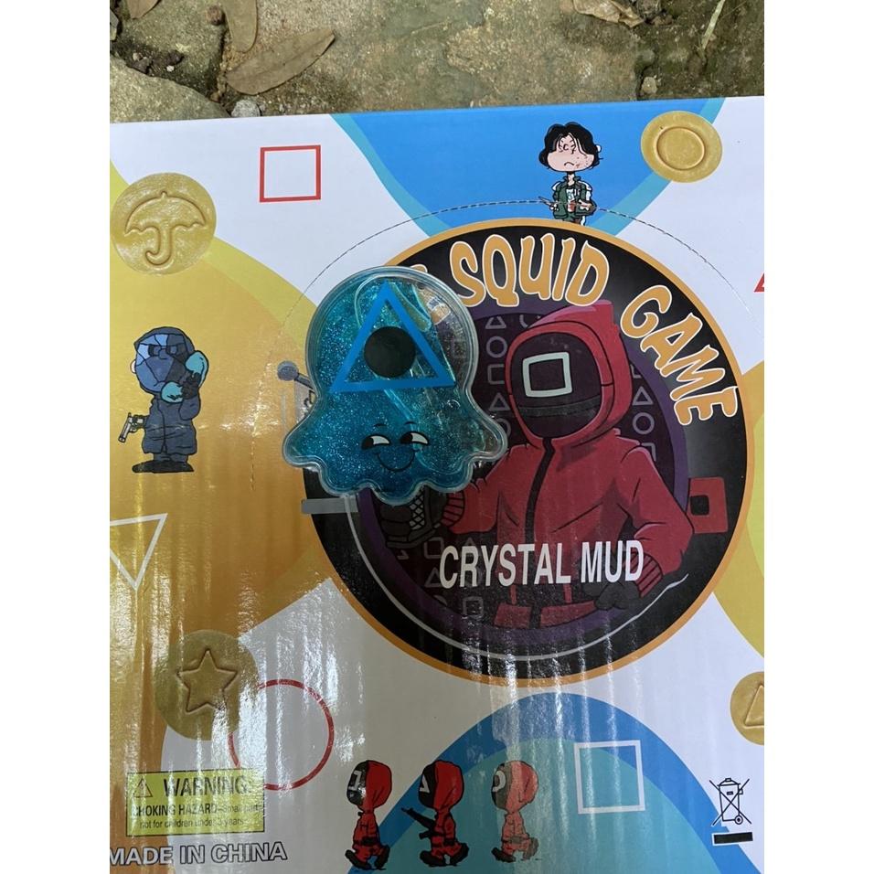 Sỉ 1 Hộp 24 lọ slime SQUID GAME trò chơi con mực , slam chất nhờn ma quái