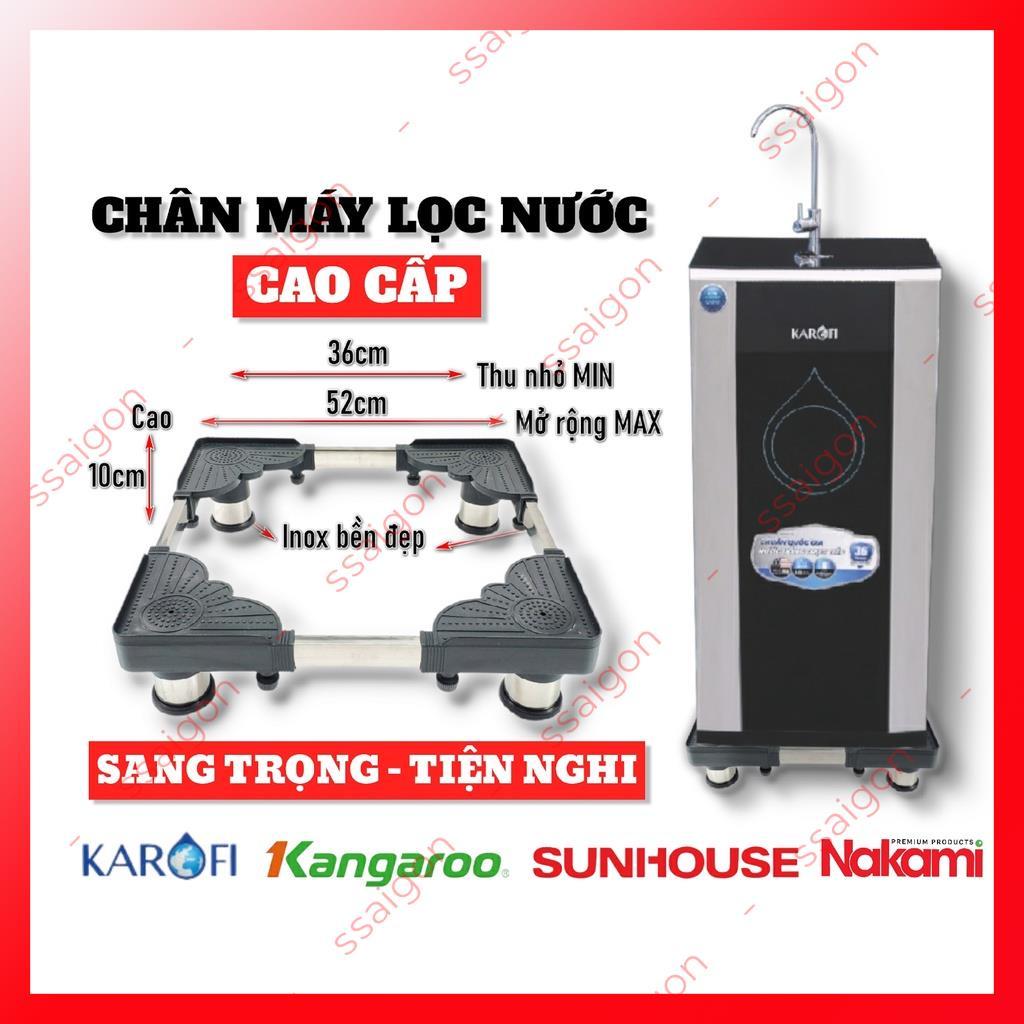 Chân đế máy giặt mini và máy lọc nước trụ Inox cao cấp