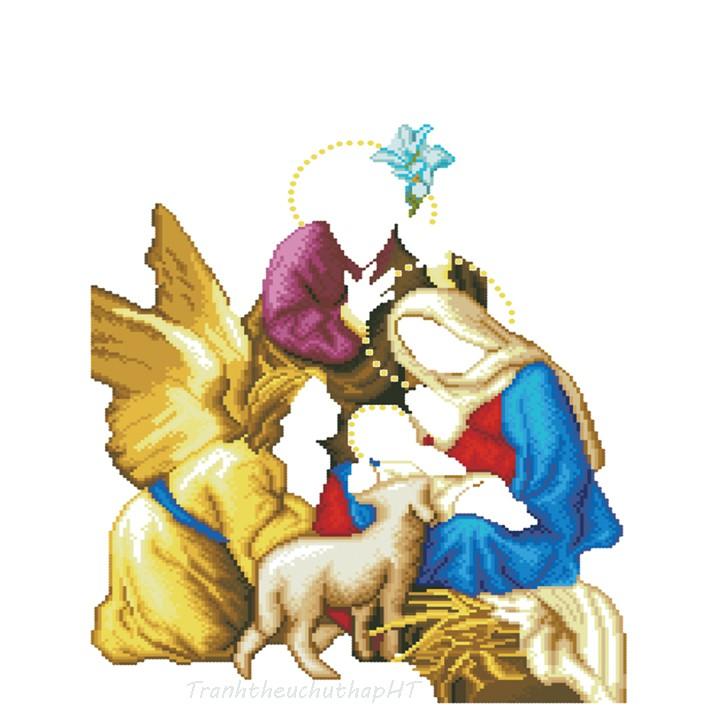 Tranh đính đá Gia đình Chúa VS099 - tự đính