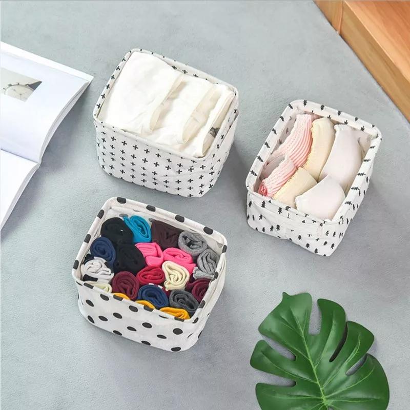 Giỏ đựng đồ bằng vải nhỏ gọn xinh xắn