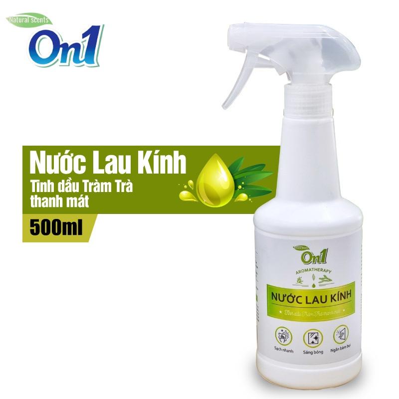 Nước lau kính On1 500 ml CH20, Vệ sinh sạch bụi bẩn, cặn bám lâu ngày vách kính, gương nhà tắm, cửa sổ đa năng