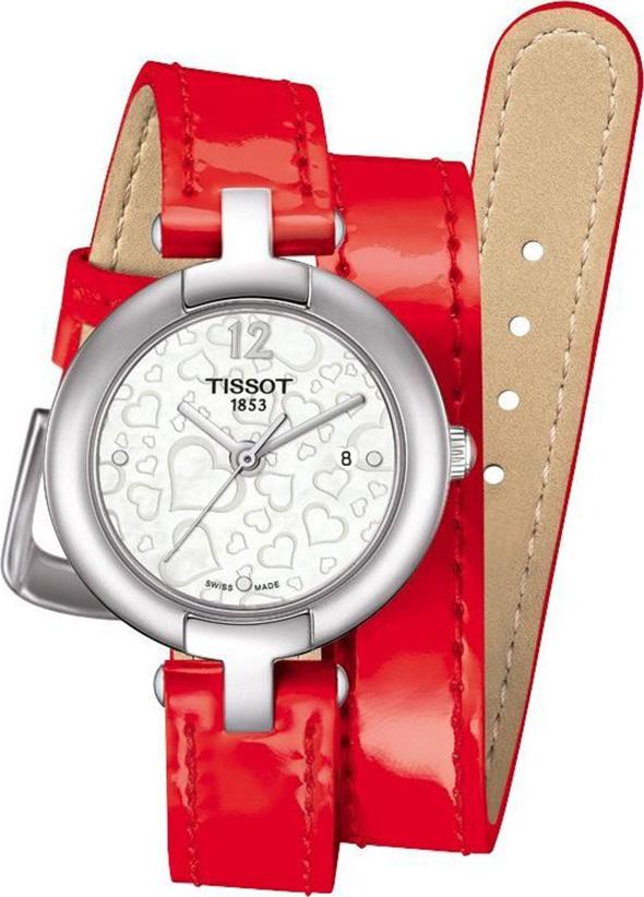 Đồng Hồ Nữ Dây Da Tissot T084.210.16.117.00 (27.95mm) - Đỏ