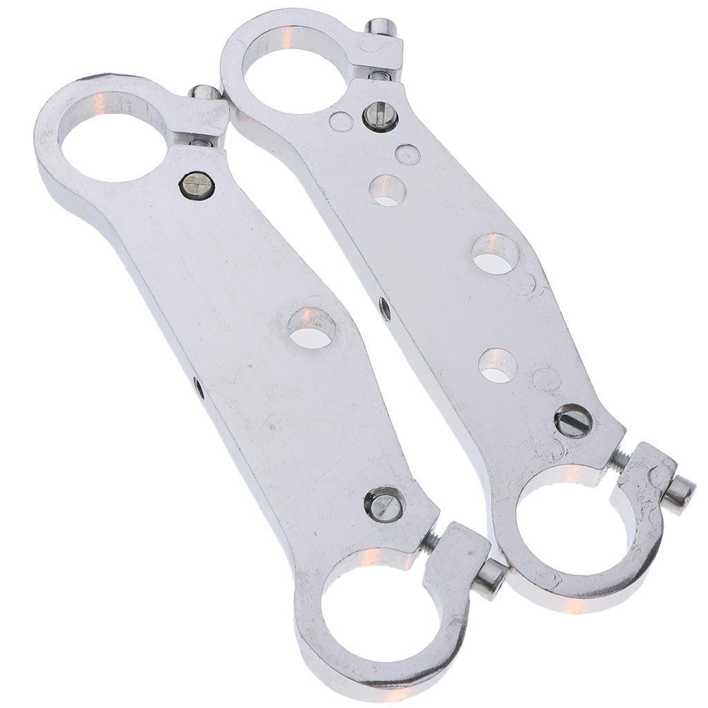2X 2x 1'' Front Fork Top Triple Clamp Tree Upper