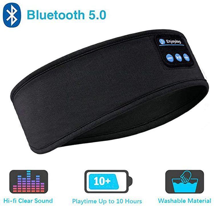 Sleep Headphones Bluetooth Headband-Wireless Sports Headband Headphones with Ultra-Soft Music Headband