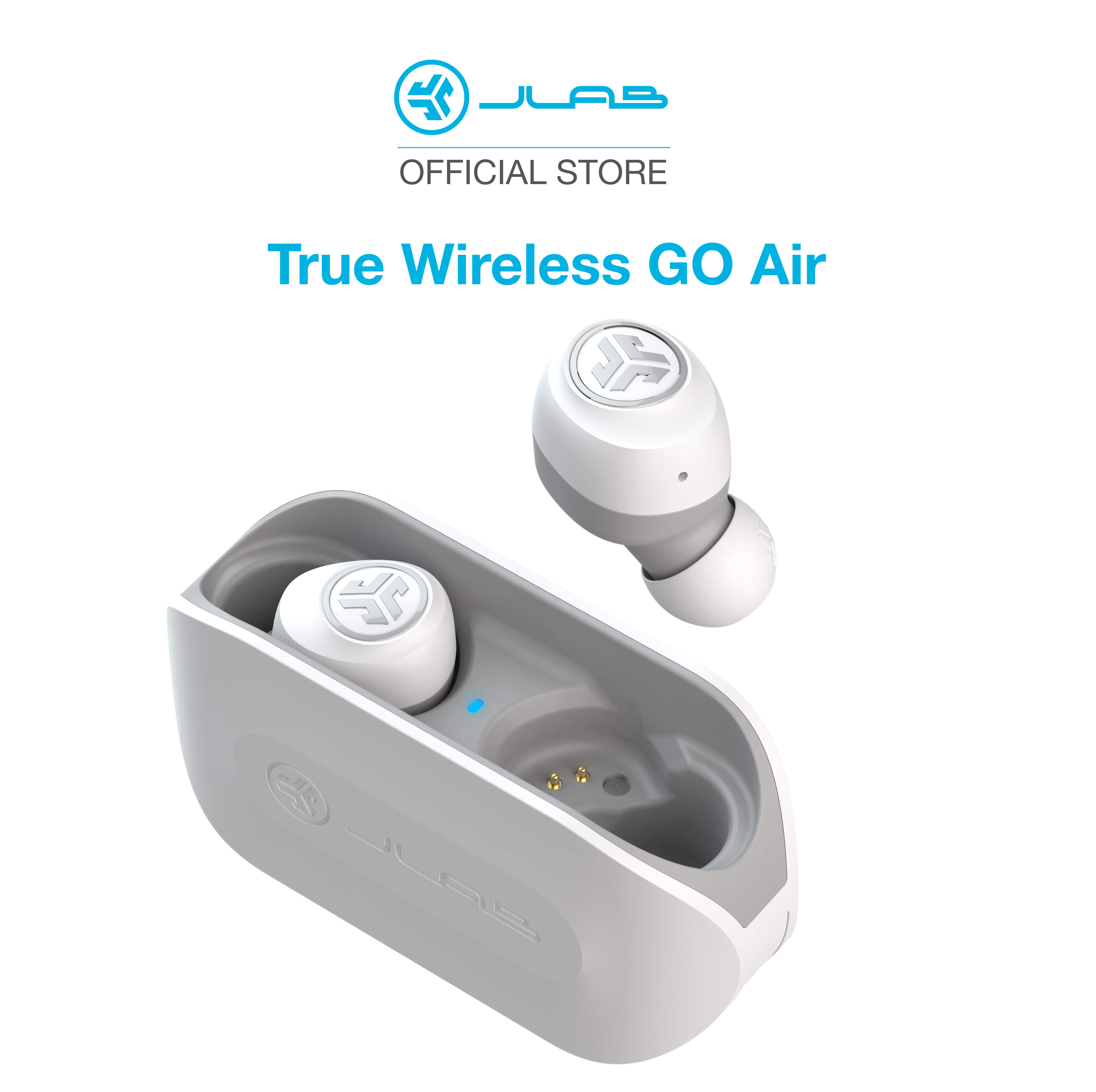 Tai nghe Bluetooth True Wireless JLab GO Air màu trắng xám - Hàng chính hãng