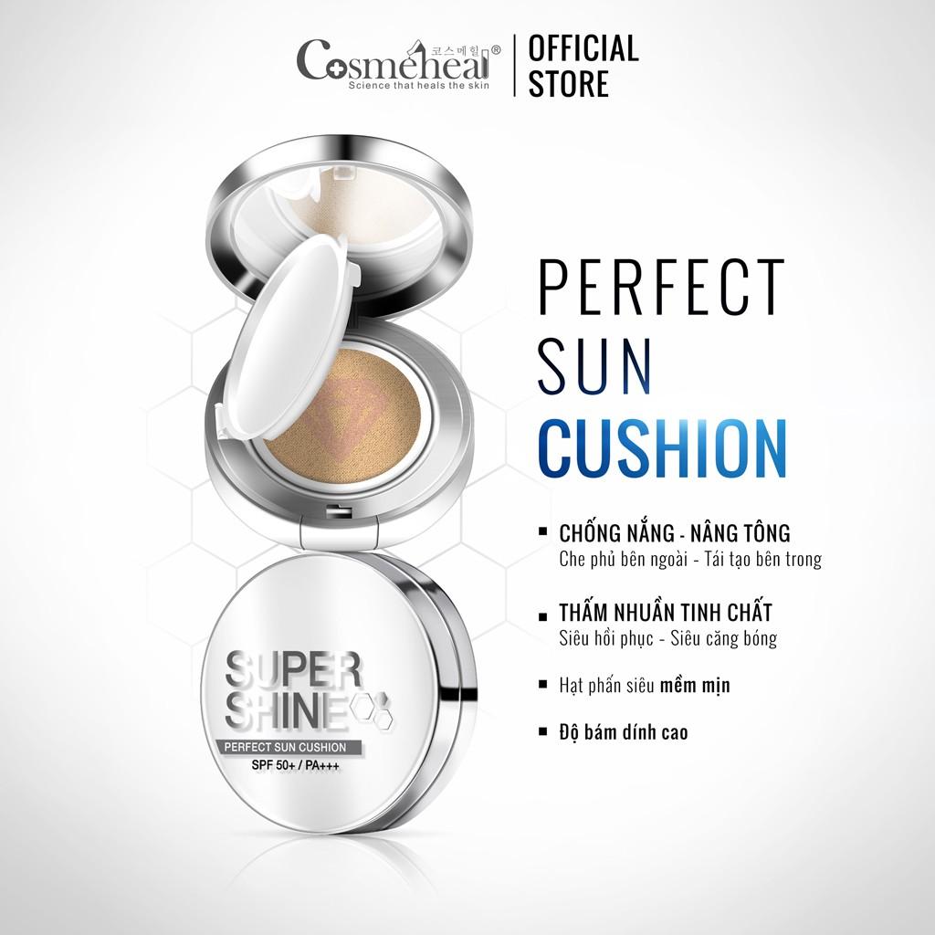 Phấn Nước Perfect Sun Cushion COSMEHEAL SPF 50+/PA+++ (2 lõi)