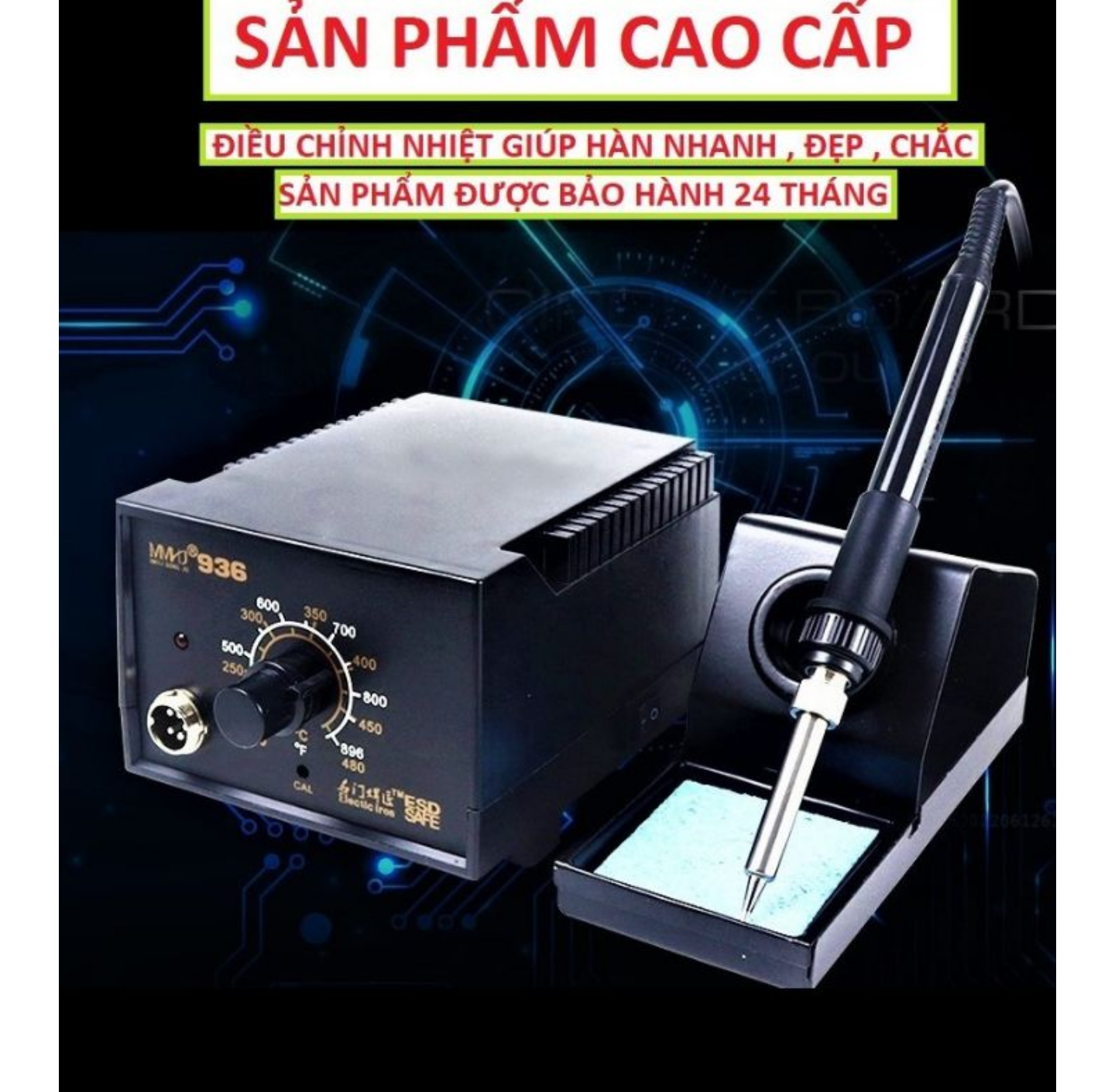 1 CÁI TRẠM HÀN THIẾC TỰ ĐỘNG CHỈNH NHIỆT THÔNG MINH HÀNG CAO CẤP