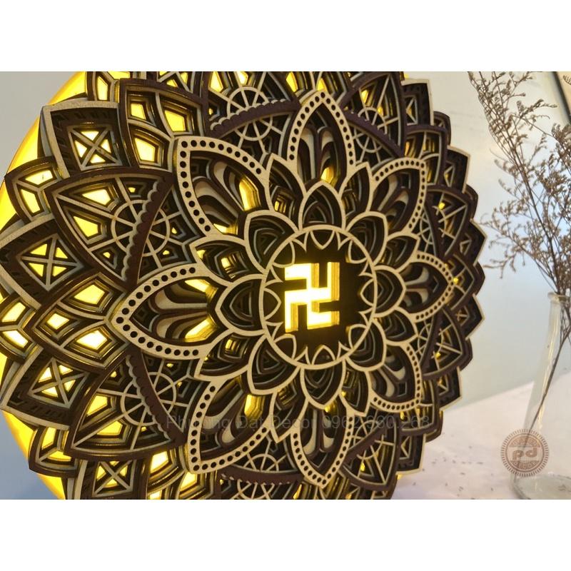 Đèn Hào Quang 3D Trang Trí Bàn Thờ / Đèn Trang Trí Bàn Thờ Cao Cấp