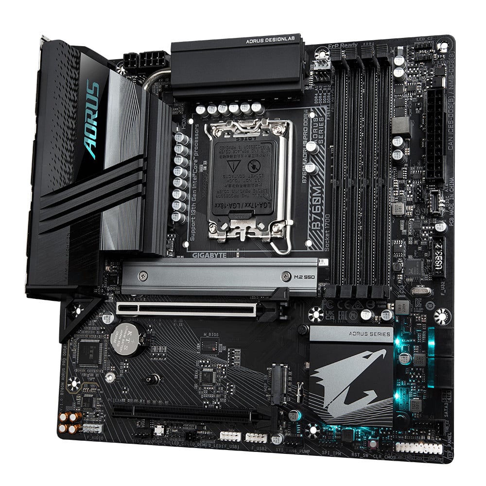 Mainboard GIGABYTE B760M AORUS PRO DDR4 - Hàng chính hãng