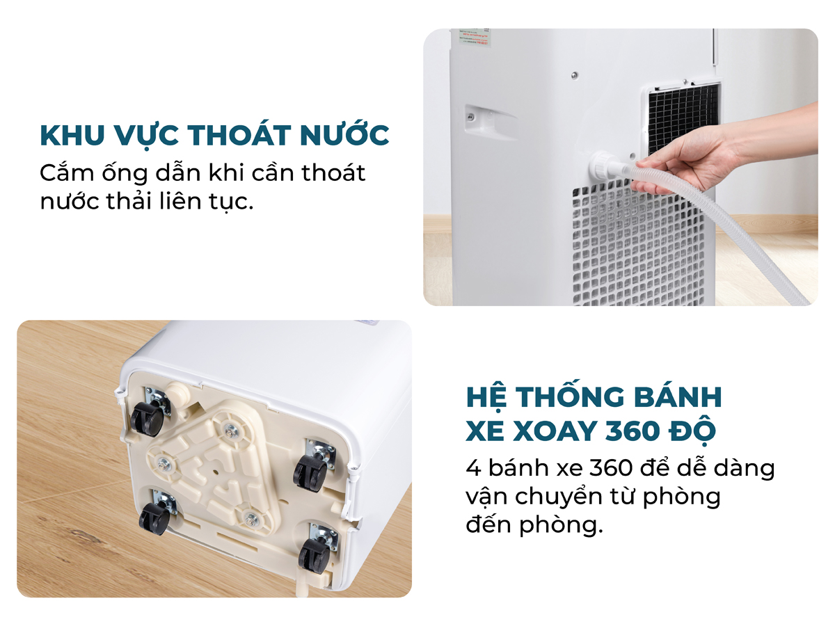 Máy điều hòa di động thông minh FujiE MPAC7 -  Hàng chính hãng